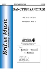 Sanctus! Sanctus! TBB choral sheet music cover